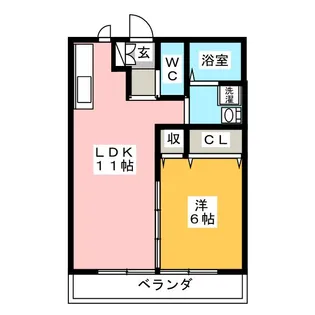 セードル I【2階】の間取り