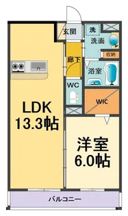 ペルルII【1階】の間取り