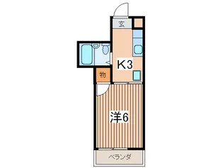 石井ハイツ【1階】の間取り