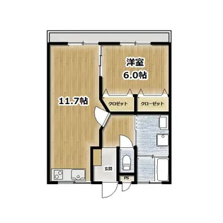 IKマンション【2階】の間取り
