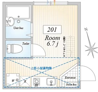 ラ・リベルタ舎人【2階】の間取り