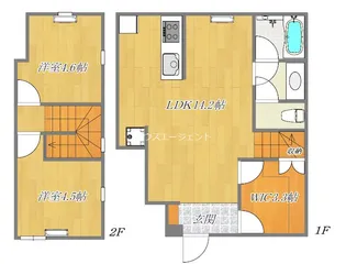 BOW!HOUSE B棟の間取り