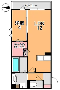 アンジェロ佐保【2階】の間取り