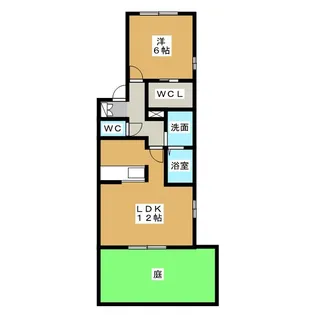 メグミハイツI【1階】の間取り
