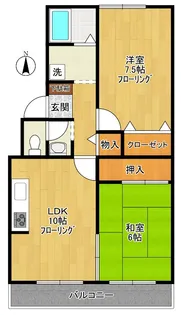ウィンザーハイム向ヶ丘【2階】の間取り