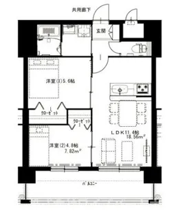 グレイス東郷駅前【5階】の間取り