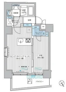 MAITRI YOTSUYA(マイトリィ四ツ谷)【6階】の間取り