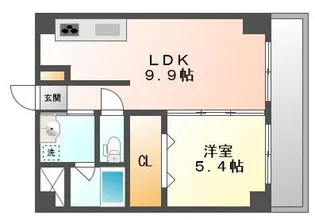 メゾン千田町【1階】の間取り