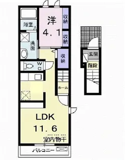アステイオン【2階】の間取り
