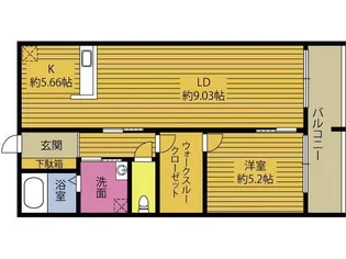 REGINA高城【3階】の間取り