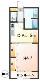 メゾン・ジュネスVII【5階】の間取り