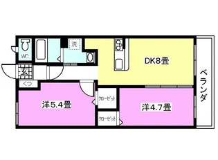 PAL T&T【2階】の間取り