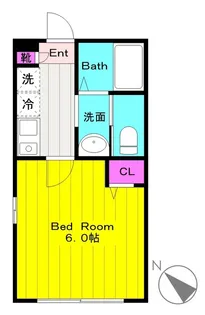 ポワール・シャトレ【1階】の間取り