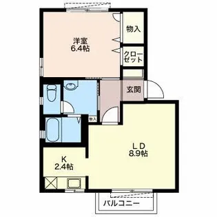 エスペランサ A【2階】の間取り
