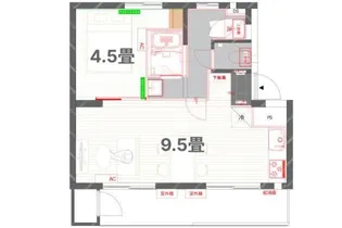 goodroomresidence座間ホシノタニ団地2号棟【4階】の間取り