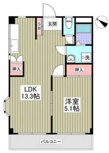 メゾン・ド・ソレイユ梶ヶ谷【3階】の間取り