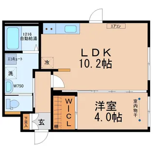 メゾンドレーヴ【1階】の間取り