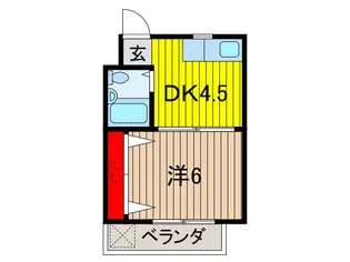 フクヤマビル【3階】の間取り