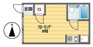グリーンコーポ【1階】の間取り