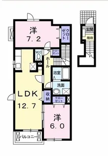 ミルト【2階】の間取り
