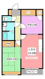 ビラ・クレール【2階】の間取り
