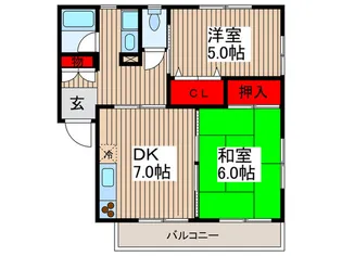 トミーズハイム【2階】の間取り