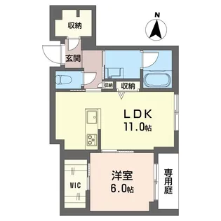 ヴァンガードII【1階】の間取り