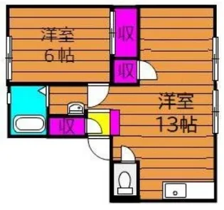 メゾンセンチュリー A【1階】の間取り