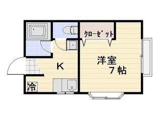 スコル津久井【2階】の間取り