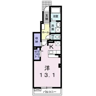 CASTILLO A【1階】の間取り