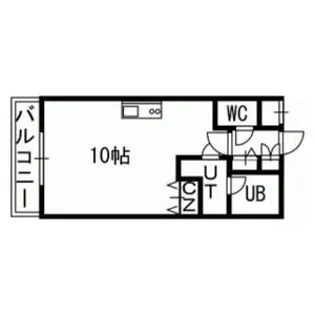 セントポーリアスィート【4階】の間取り
