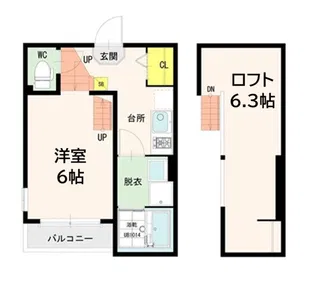 Le Chocolat【1階】の間取り