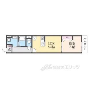 EIJU牧野駅前A【3階】の間取り