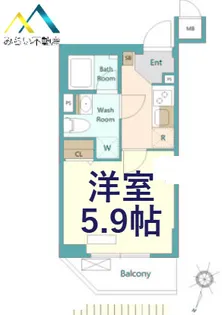 SHOKEN Residence横浜大口III【2階】の間取り
