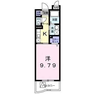 ボヌール【1階】の間取り