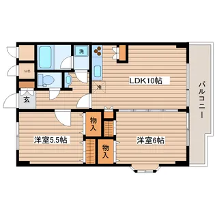 エクセルフラッツ【4階】の間取り