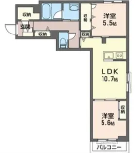 カーサラフィーネ目白【2階】の間取り