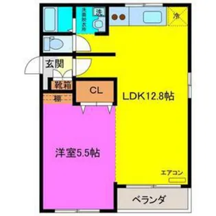 メゾンドゥ天翔【4階】の間取り