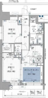 プレサンス ロジェ 金山ミッドゲート【11階】の間取り
