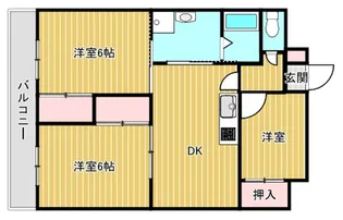 アクティブSII【5階】の間取り