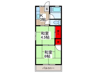 コ-ポジュンの間取り