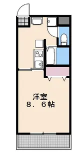 エスハイツ【1階】の間取り