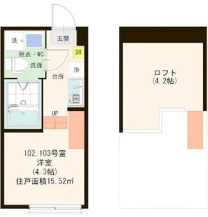 ハーモニーテラス??IX【2階】の間取り