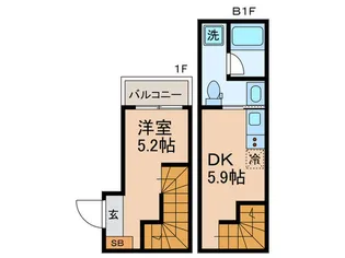 Celestia西早稲田の間取り