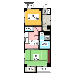 三橋ビル【5階】の間取り