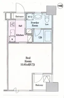 クォーツマンション【8階】の間取り