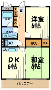 ファインコート西つつじヶ丘【2階】の間取り