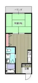メトレス福田I【3階】の間取り