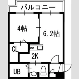 VILLAGE北大通壱番館【8階】の間取り