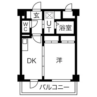 サンビューハイツ【3階】の間取り